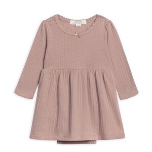 Colored Organics bodysuit dress, 0-3m